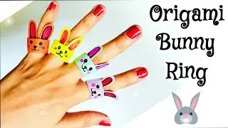 DIY Origami Paper Bunny Ring | Easy Origami | Paper Craft Ideas For Kids