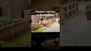 Theater reaction to Technoblade #minecraft #movie #minecraftmovie #technoblade #technobladeneverdies