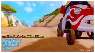 Cars 2 The Video Game | Mater Kabuki - Battle Race | Mountain Run 5 Laps