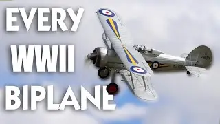 All and Every Single WWII Fighter Biplane Ranking From Slowest to Fastest!