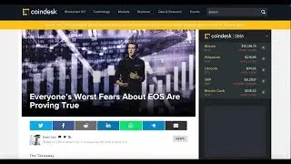 EOS Worst Fear Proving True? | Bitcoin CME Option | Earn EOS in Coinbase