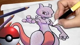 Como desenhar o MEWTWO [Pokémon] | Passo a passo #64
