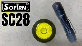 Sofirn SC28 - Cool face, questionable user interface.