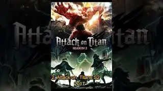 Attack of Titans Sessons #attackontitan #anime #shortsfeed #series #s1 #shorts #fypシ