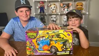 Unboxing Teenage Mutant Ninja Turtles Mutant Mayhem Pizzafire Delivery Van TMNT