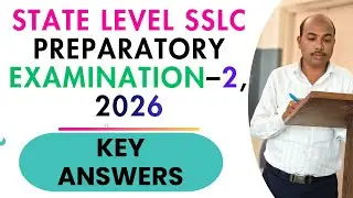 STATE LEVEL SSLC PREPARATORY EXAMINATION&ndash;2, 2026 | English | Key Answers | 17 English Grammar Topics