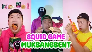 MUKBANG EMOJI SQUID GAME | MAKAN SESUAI WARNA | EATING SHOW
