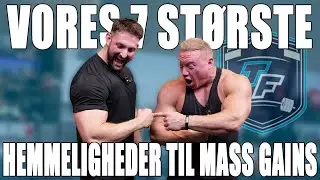 Træning med Josh Do It!! Her er vores 7 hemmeligheder til hurtigere MASS GAINS! 😲