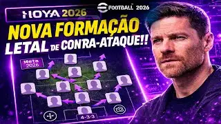 4-3-1-2 🥵🔥 Melhor Formação para estilo CONTRA ATAQUE-RAPIDO  com combinação no  eFootball 2026