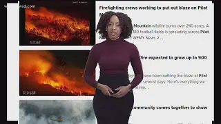 How the weather contributed to the Pilot Mountain fire