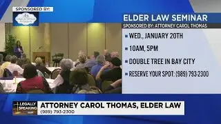 Legally Speaking: Elder law seminars