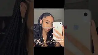 braids with beads 🎀  #blackgiritiktok #blacktiktok #shorts #braids