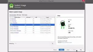 4 Windows Setup Step 3   Install the Android Emulator