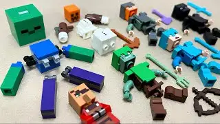 Lego Minecraft | Minecraft, часть 7 | Неофициальные минифигурки Lego