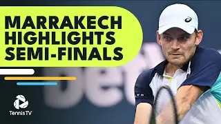 Goffin Plays Coria & Molcan Battles Djere | Marrakech 2022 Semi-Final Highlights