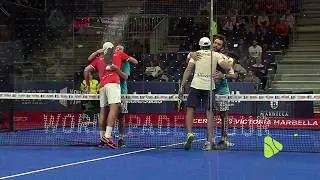 Vamos Pádel. Maxi Grabiel y Pincho Fernández contra Juani Mieres y Javi Garrido. WPT Marbella Master