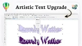 Как изменить шрифт в CorelDRAW (Visual Rewrite)