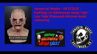 Immortal masks in stock Lou Pale diseased silicone mask unboxing #shorts #short