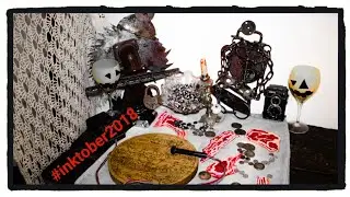 #inktober2018 Art Challenge/ Экспериментальные техники и материалы