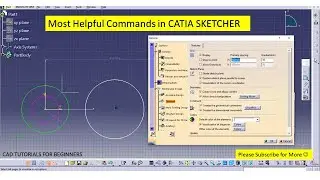 CATIA V5 | Most useful commands in CATIA sketcher | Learn CATIA