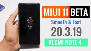 Redmi Note 4 New MIUI 11 Based Miroom 20.3.19 Android 9.0 Port || Smooth Gaming 🔥 & Best Battery 😍