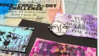 #ICAD2021 1 thru 5 Index Card A Day