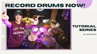 SIMPLEST WAY TO RECORD DRUMS IN GARAGEBAND! | Tutorial Series Episode: 3 | Jacqueline Cassell