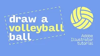 Draw a Volleyball ball using circles in Adobe Illustrator