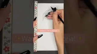 How to draw leaves! Watch my full tutorial! #artclass ##drawingteacher #stepbystep #creativetutorial