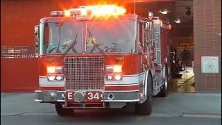 LAFD Engine 34 Responding