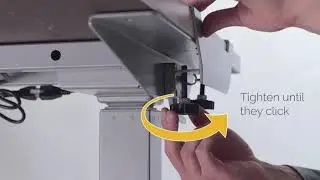How to assemble the Fellowes&reg; Levado&trade; Height Adjustable Desk with VersaTop&trade; Clamps