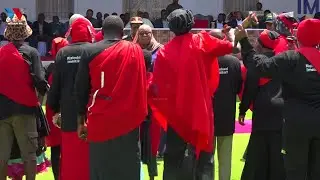 WAZEE WA SHOMOO WALIVYOMSHUSHA RAIS SAMIA JUKWAANI, WAJITOLEA KUMLINDA