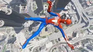 GTA 5 Spider-Man Crazy Jumps & Funny Ragdoll Fails | Euphoria Physics Compilation #29