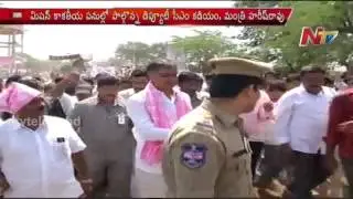 TS Deputy CM Kadiyam and Minister Harish Rao at Mission Kakatiya works