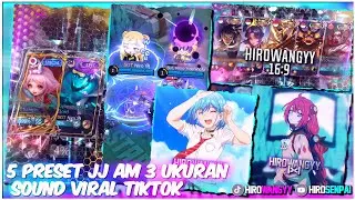 5 PRESET JJ AM 3 DAN UKURAN☕DJ BUM BUM TAM TAM,DJ TABOLE BALE X STECU DAN DJ VIRAL TIKTOK KANE😋🔥