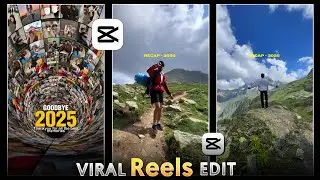 2025 Recap Reels Editing In Capcut | 2025 Recap Reels Tutorial | Recap Video Editing In Capcut App