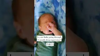 4-month-old Experiencing Sleep Regression? 1/3 #shorts