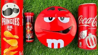 Satisfying ASMR video lollipop candy and chocolate yummy candy unboxing video