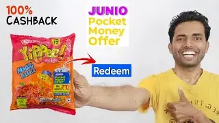 Yippee JUNIO Pocket Money Offer | Yippee Noodles 100% Cashback New Offer Redeem | Yippee New Offer 🔥