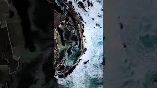 The natural pools in Porto Moniz, Madeira. Would you swim here? #naturalpool #madeira #portomoniz