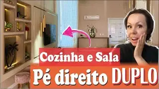 COZINHA SALA INTEGRADA - [ ESPELHO  BRONZE ] Jana Faedo