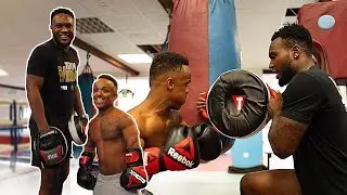 TRAINING LIKKLEMAN FOR HIS BIG FIGHT.