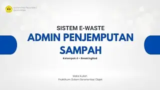 PSBO A -Admin Penjemputan Sampah E-Waste - BreakingBad