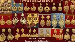 New Gold Earring Design | Latest Stylish Gold Earrings | Trending Jewellery 2026