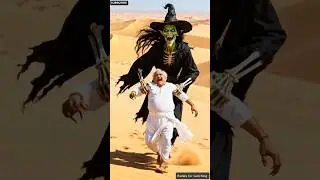 Brave Grandmother Fights the Witch 😭 and Saves Her Husband #ai #grandmother #witch