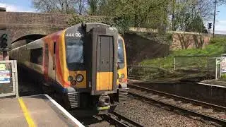 Trains at Hinton Admiral 16/04/21