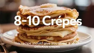 How to Make Sweet Crepes with Nutella | Easy Homemade Dessert Recipe | Perfect Breakfast or Snack