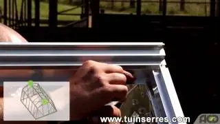 4 Tuinserres com ACD videohandleiding  Montage dak