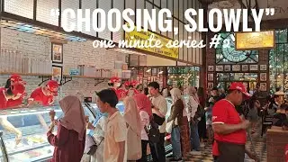 One Minute Series #2 &mdash; When Everyone Wants Something Sweet in gelato shop @ yogyakarta 