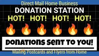 Stuffing Envelopes from Home Mail Postcards and Flyers Direct Mail Business Opportunity Making Money